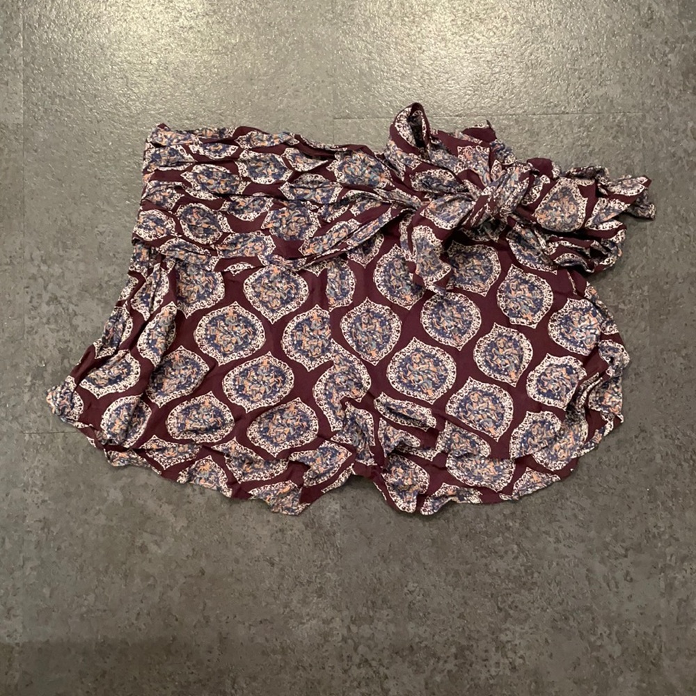 Free People Printed Shorts